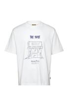 Wbbaine Spot Tee Tops T-shirts Short-sleeved White Woodbird