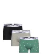 Classic Stretch-Cotton Trunk 3-Pack Bokserit Grey Polo Ralph Lauren