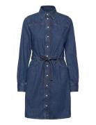 Reg Denim Dress Lyhyt Mekko Blue GANT