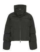 Pinaragz Short Puffer Vuorillinen Takki Topattu Takki Black Gestuz