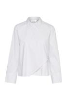 Kbroysin Blouse Tops Shirts Long-sleeved White Karen By Simonsen