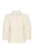 Kbruby Frosty Blouse Tops Blouses Long-sleeved Cream Karen By Simonsen