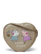 Nmfamada Peppapig Glitter Bag Cplg Tote Laukku Gold Name It