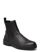 Mystic Shoes Boots Ankle Boots Ankle Boots Flat Heel Black Legero