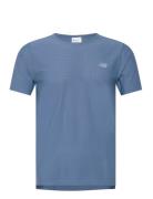 Jacquard T-Shirt Sport T-shirts Short-sleeved Blue New Balance