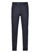 Denz Turn Up Trousers Bottoms Trousers Formal Navy Oscar Jacobson