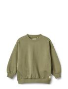 Crewneck Momu Tops Sweat-shirts & Hoodies Sweat-shirts Green Wheat