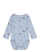 Hcbaloo - Bodysuit Bodies Long-sleeved Blue Hust & Claire