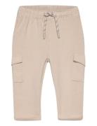 Cotton Jogger Cargo Pants Bottoms Sweatpants Beige Mango