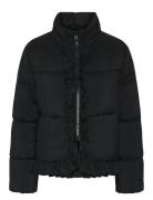 Yasmalino Padded Jacket S. Vuorillinen Takki Topattu Takki Black YAS