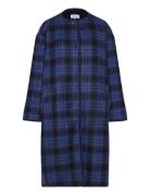 Lockerbiell Coat Ls Ohut Pitkä Takki Blue Lollys Laundry