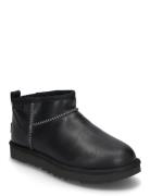 W Classic Ultra Mini Lthr Regen Shoes Boots Ankle Boots Ankle Boots Fl...