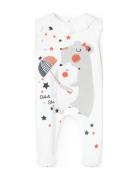 Velour Play Suit For Baby Girl -Bci Pyjama Sie Jumpsuit Haalari White ...