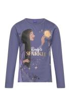 Tshirt Tops T-shirts Long-sleeved T-shirts Blue Princesses