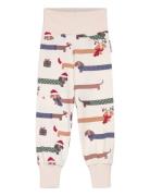 Bamboo Baby Pants Santa Dogs 65 50/56 Bottoms Sweatpants White Geggamo...