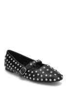 Fall Simili Mary Jane #P Ballerinat Black Bianco