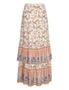 Yasgemma Hw Maxi Skirt - Fest Pitkä Hame Beige YAS