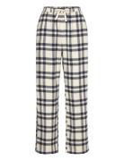 Pyjama Trousers Y D Check Pyjamahousut Olohousut Cream Lindex