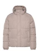 Jjebradley Puffer Hood Sn Vuorillinen Takki Topattu Takki Beige Jack &...