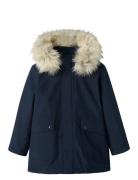 Nkmmillo Parka Jacket Long Fo Noos Parka Takki Navy Name It