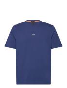 Tchup Tops T-shirts Short-sleeved Blue BOSS