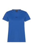 Eventsa Tops T-shirts & Tops Short-sleeved Blue BOSS