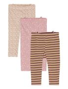 Hcliva- Leggings 3-Pack Bottoms Leggings Pink Hust & Claire