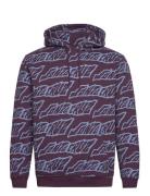 Creep Repeat Tops Sweat-shirts & Hoodies Hoodies Burgundy Santa Cruz