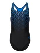 G Kikko V Swimsuit Swim Pro Back Black-Blue China Uimapuku Uima-asut B...