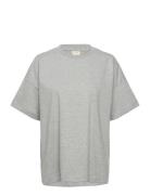 Fqcarol-Tee Tops T-shirts & Tops Short-sleeved Grey FREE/QUENT