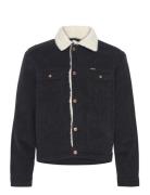 124Mj Sherpa Farkkutakki Denimtakki Black Wrangler