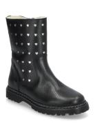 Boots - Flat - With Zipper Talvisaappaat Black ANGULUS