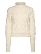 Savenia Tops Knitwear Turtleneck Cream HUGO