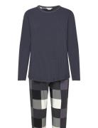 Bamboo Long Sleeve Pyjamas Pyjama Navy Lady Avenue