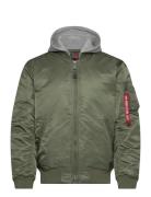 Ma-1 Zh Back Emb Bombertakki Takki Green Alpha Industries