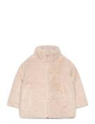 Nmfmila Faux Fur Jacket Pb Takki Beige Name It