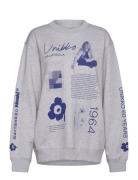 Loisto Unikko Placement Tops Sweat-shirts & Hoodies Sweat-shirts Grey ...