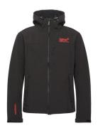 Hooded Soft Shell Trekker Jkt Ohut Takki Black Superdry