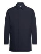 Climate Shell? Car Coat Jacket - Gr Pitkä Takki Navy Knowledge Cotton ...