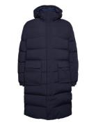 Bruce Down Long Jacket Vuorillinen Takki Topattu Takki Navy Lexington ...