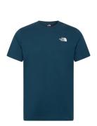 M Ss Box Nse Tee Sport T-shirts Short-sleeved Blue The North Face