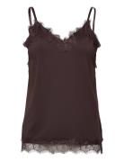 Fqbicco-St Tops T-shirts & Tops Sleeveless Brown FREE/QUENT