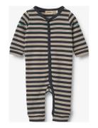 Jumpsuit L/S Bendji Pitkähihainen Body Navy Wheat