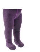 Wool Tights, Grey/Silver Sukkahousut Purple Smallstuff