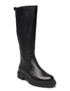 Women Boots Korkeavartiset Saapikkaat Black Tamaris