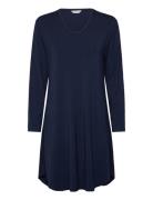 Bamboo Long Sleeve Nightdress Yöpaita Navy Lady Avenue