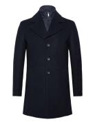 Bs Portmore Slim Fit Coat Villakangastakki Pitkä Takki Navy Bruun & St...