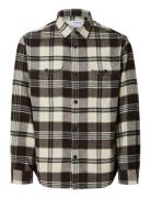 Slhloosemason-Pablo Ls Overshirt W Tops Shirts Casual Brown Selected H...
