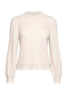 Fqgina-Pullover Tops Knitwear Jumpers Cream FREE/QUENT