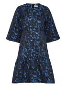 Cuastro Dress Lyhyt Mekko Blue Culture